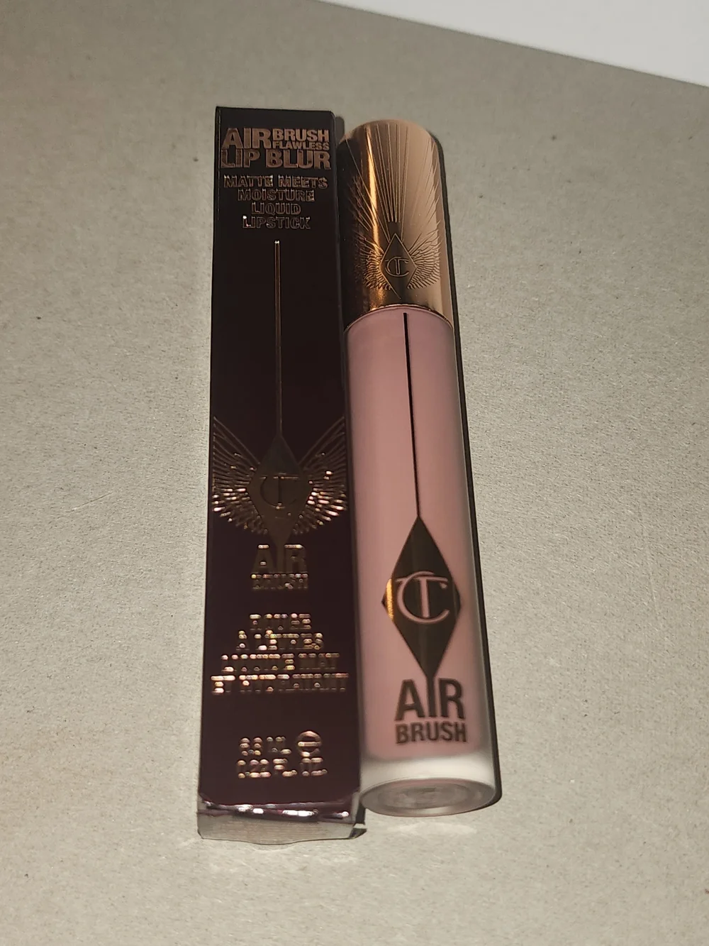 Charlotte Tilbury Airbrush Matte Liquid Lipstick - Pillow Talk Blur